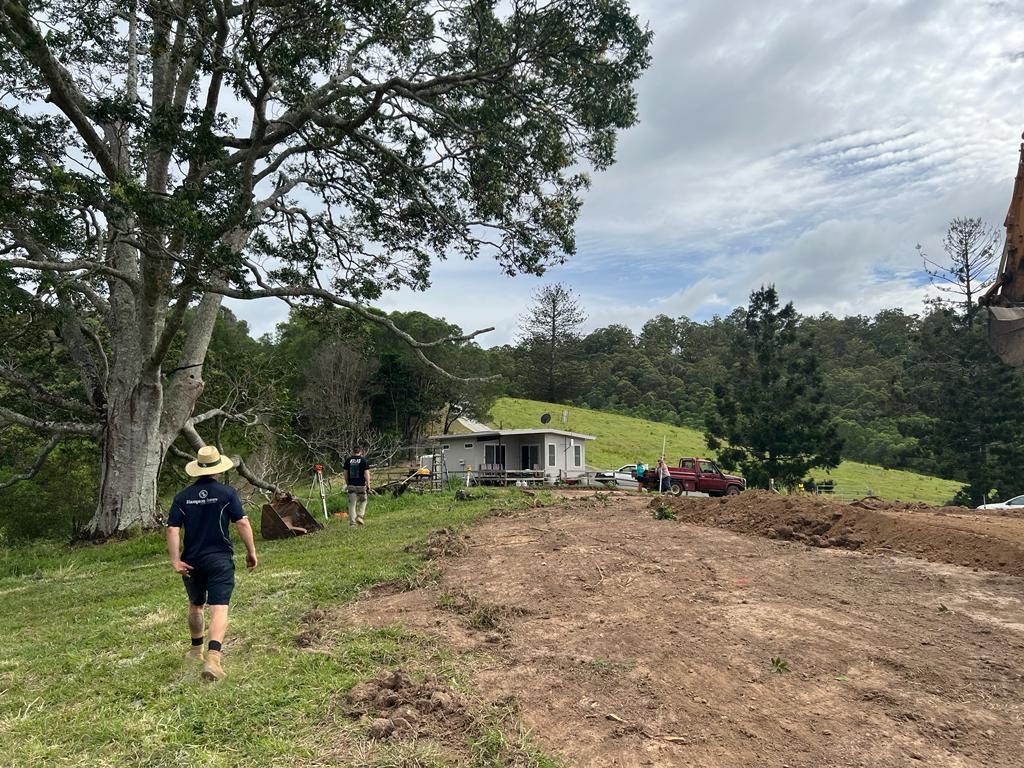 Groundwork on site