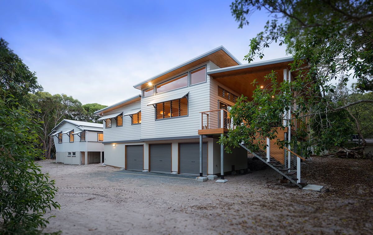 Completed home and yard