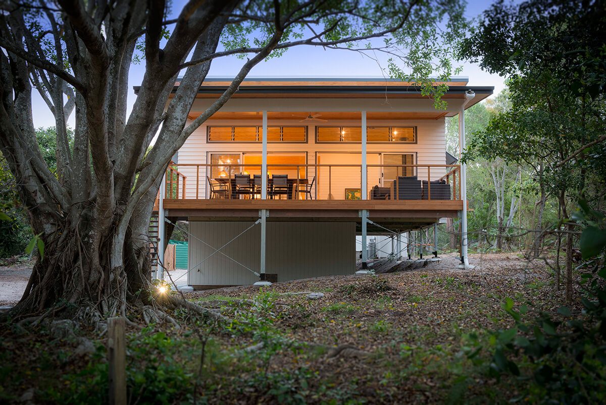 Completed home exterior