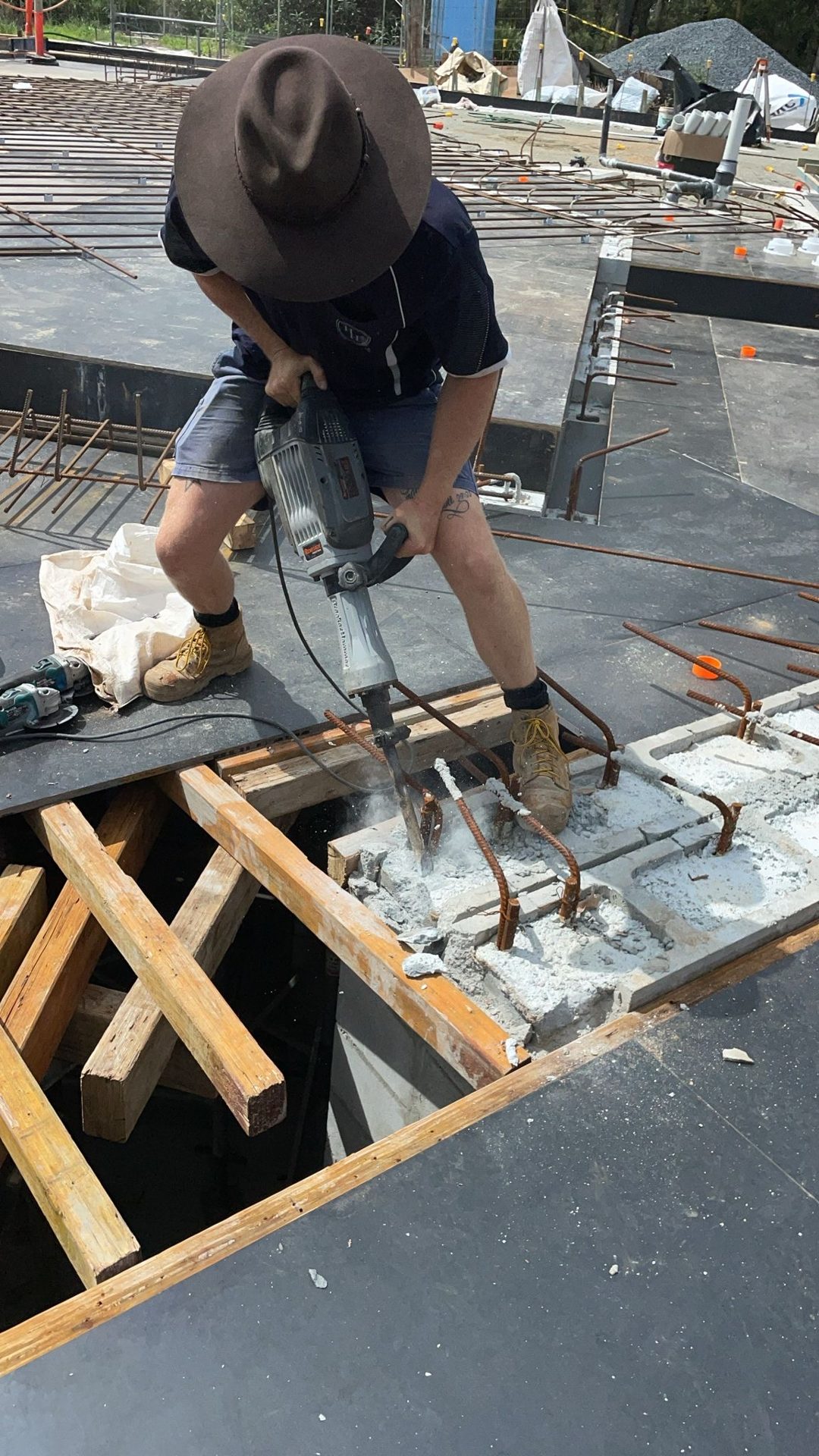 Interior strip-out and reframe